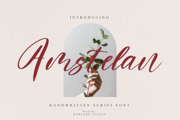 Amstelan: Elegant Script Font for Campaigns