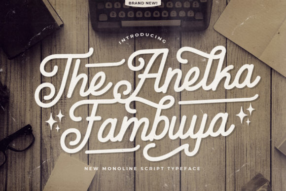 Anelka Fambuya: A Retro Script for Creative Projects