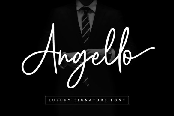 Angello: A Graceful Script Font