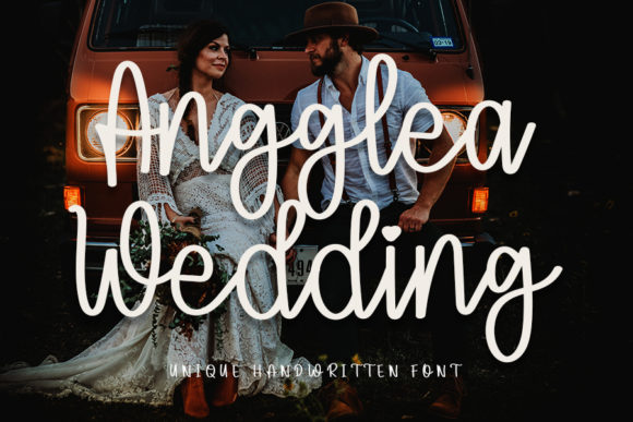 Angglea Wedding: A Elegant Script Font