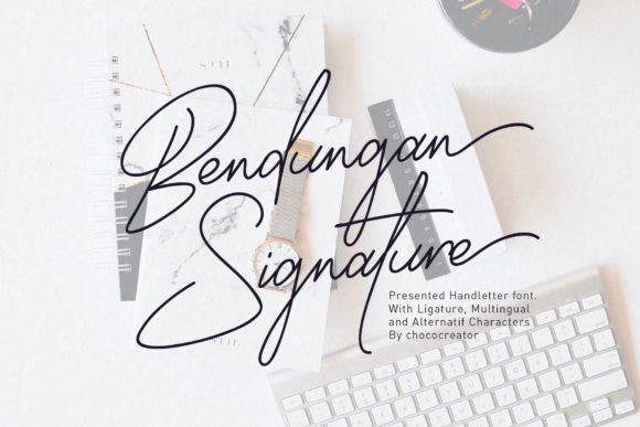 Bendungan Signature: A Stylish Handwritten Font