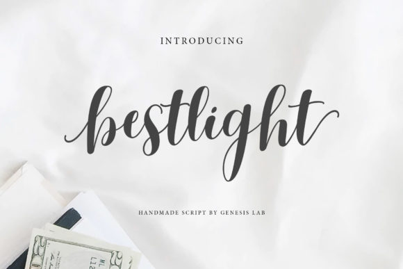 Bestlight: A Handwritten Font for Elegant Design