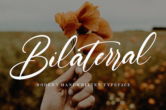 Bilaterral: A Beautiful Handwritten Font