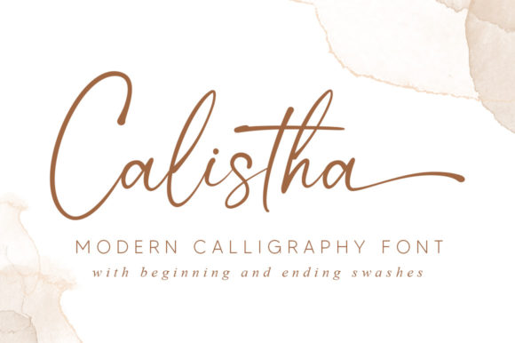 Calistha: A Beautiful Font for Your Brand