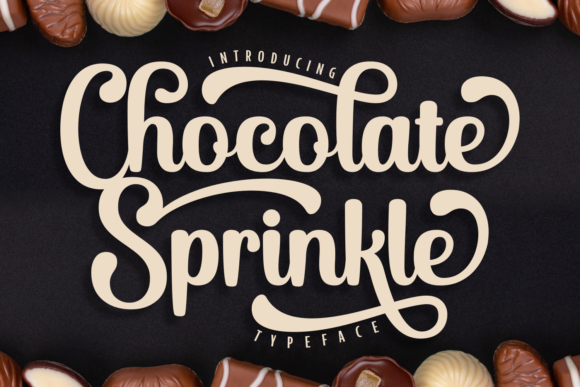 Chocolate Sprinkle Font for Bold Branding