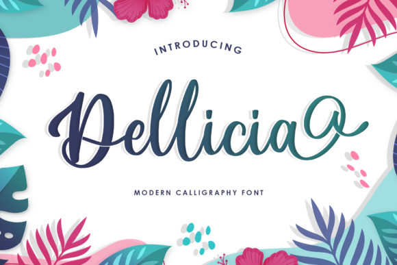 Dellicia: A Romantic Script Font