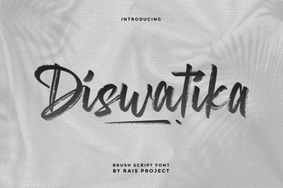 Diswatika: A Creative Font for Web Design
