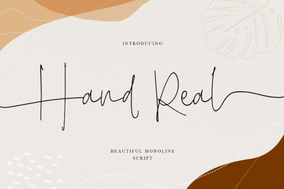 Hand Real: A Handwritten Font for Elegant Design