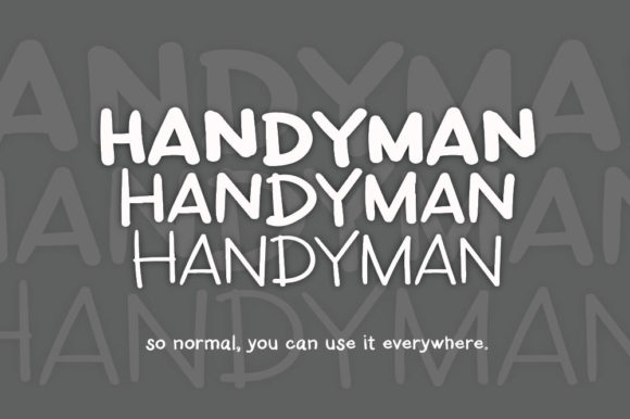 Handyman Font Review