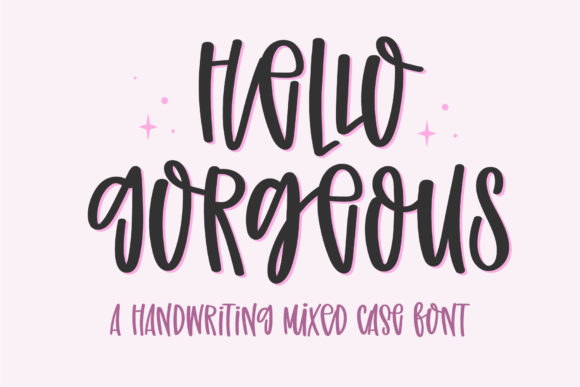 Hello Gorgeous Font: A Creative Touch