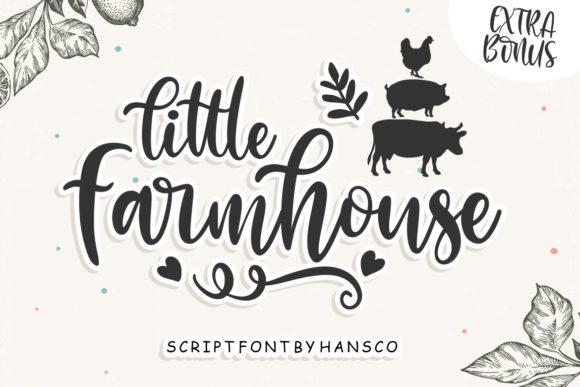 Little Farmhouse Font: A Sweet Touch for Campaigns