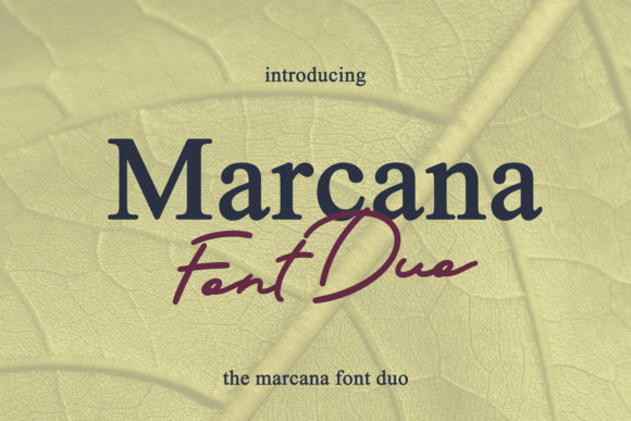 Marcana: A Stylish Font for Business