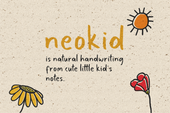 Neokid Handwriting Font for Web Design