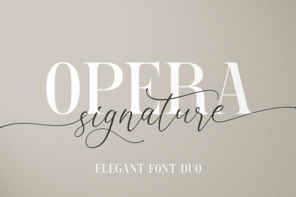 Opera Signature: A Bold Script for Branding