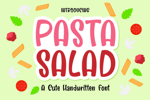 Pasta Salad Font Review
