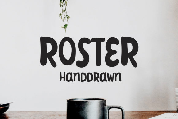 Roster: A Cute Handwritten Font for Creative Projects