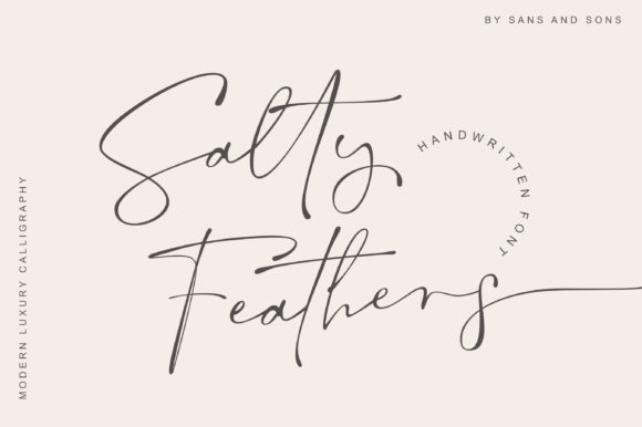 Salty Feathers Font Review